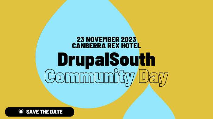 DrupalSouth 2023 Community Day Canberra logo
